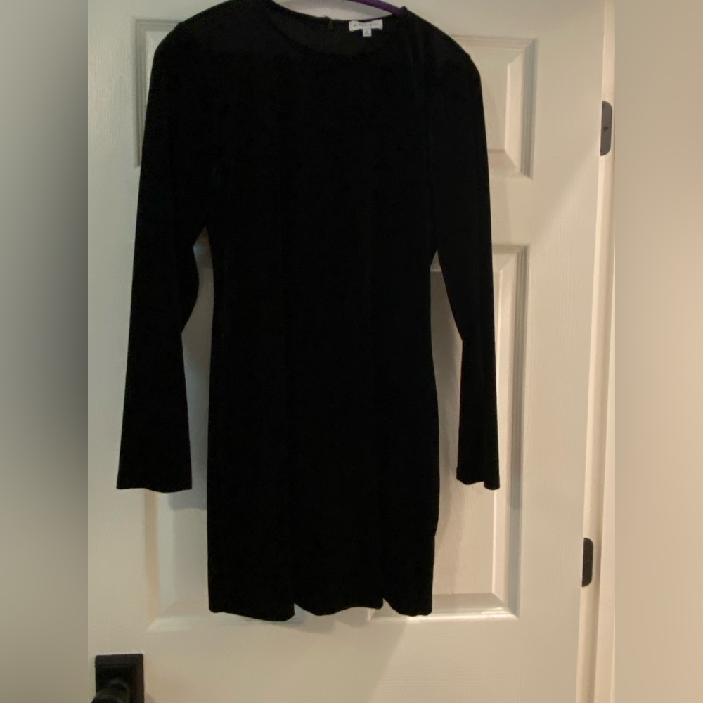 Black Velvet Cocktail Dress